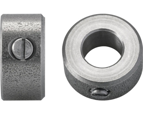 Metalen asring met stelschroef