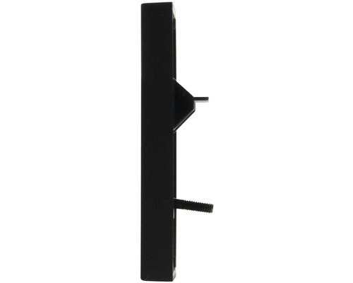 Schakelaarframe voor inbouwmontage, zijaanzicht