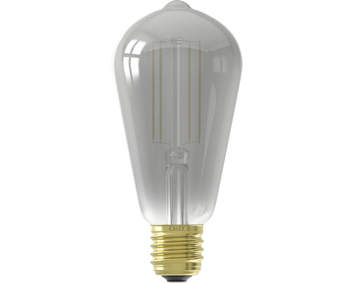 CALEX Smart LED filament lamp E27/7W ST64 smokey grijs