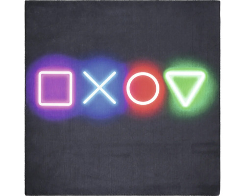 Vloerkleed gaming symbol 100x100 cm Vloerkleed gaming symbol 100x100 cm