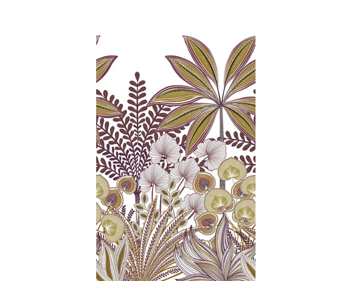 Decoratieve rand met plantmotieven