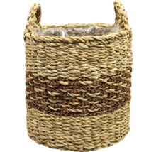 Decoratieve plantenmand van waterhyacint met handvatten