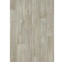 Decoratieve vinylvloer met houtlook.