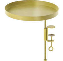 Bijzettafel met tafelklem van metaal
