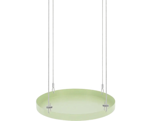 Ronde hangplank met stalen kabels