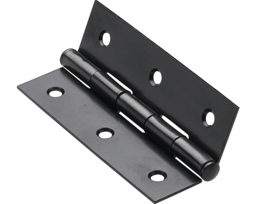 HETTICH Scharnier 60x35 mm zwart, 10 stuks Zwart metalen deurscharnier met bevestigingsgaten
