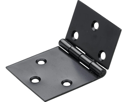 HETTICH Scharnier 50x85 mm zwart, 10 stuks Metalen scharnier met schroefgaten