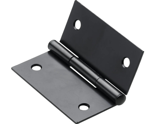 HETTICH Scharnier 50x50 mm zwart, 10 stuks Scharnier met schroefgaten
