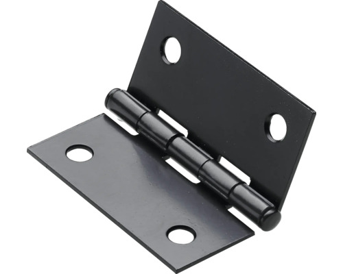 HETTICH Scharnier 40x40 mm zwart, 10 stuks Scharnier met gaten voor bevestiging