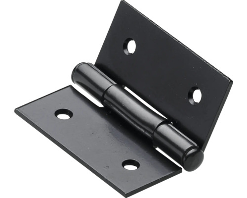 HETTICH Scharnier 30x30 mm zwart, 10 stuks Metalen scharnier met bevestigingsgaten