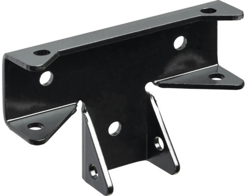 HETTICH Kastombouw T-verbindingsstuk 18-19 mm zwart, 10 stuks Metalen hoekconnector met meerdere bevestigingsgaten