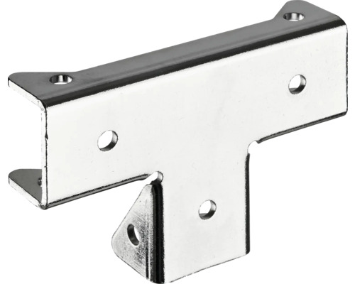 T-vormige meubelverbinder met bevestigingsgaten