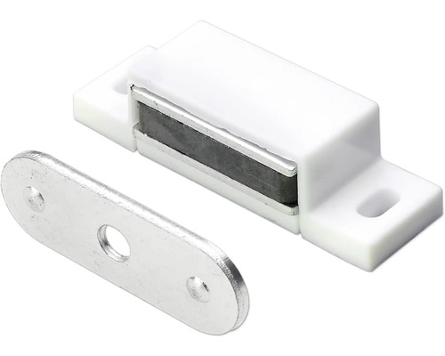 HETTICH Magneetsluiting wit (max. 4 kg), 10 stuks Magneetsluiting met tegenplaat voor montage