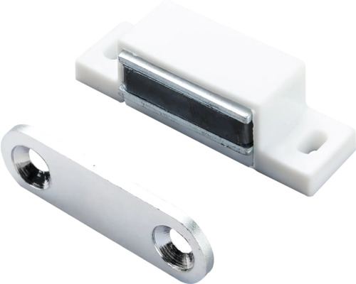 HETTICH Magneetsluiting wit (max. 5 kg), 10 stuks Magneetsluiting met tegenplaat