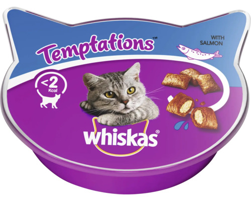 WHISKAS Kattensnack temptations zalm 60 gr
