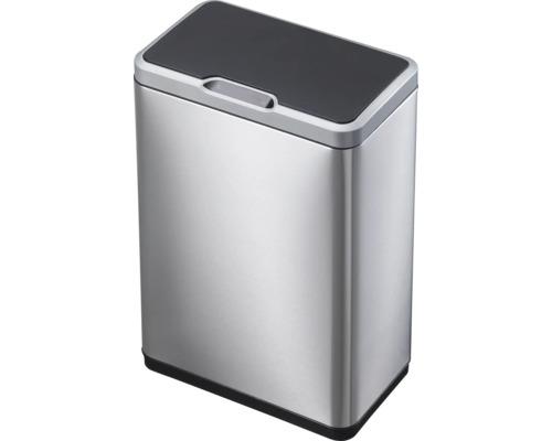 EKO Prullenbak Mirage Sensor Bin recycling mat RVS 2x20 l EKO Prullenbak Mirage Sensor Bin recycling mat RVS 2x20 l