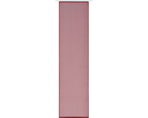 ELBERSDRUCKE Paneelgordijn Basic rood 60x245 cm