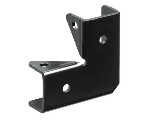 Metalen hoekverbinding met gaten voor schroeven