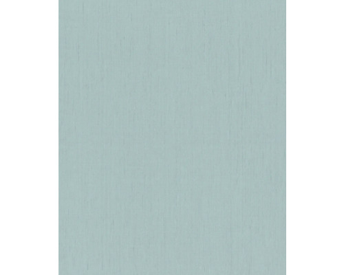 RASCH Vliesbehang 746150 Indian Style effen blauw Close-up van een behang met een lichte textuur