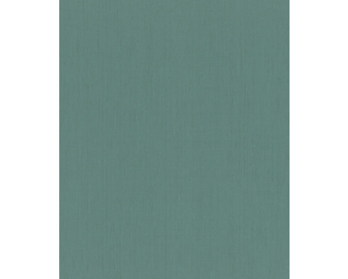 RASCH Vliesbehang 746174 Indian Style effen groen Textielbehang in rustige look