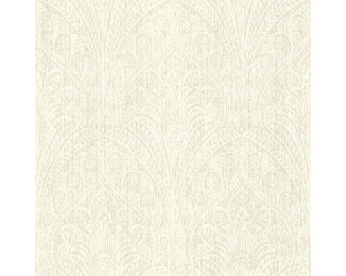 RASCH Vliesbehang 746310 Indian Style ornament wit Behang met floraal waaiermotief