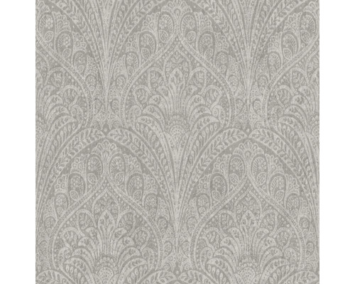 RASCH Vliesbehang 746334 Indian Style ornament grijs Behang met bloemmotief