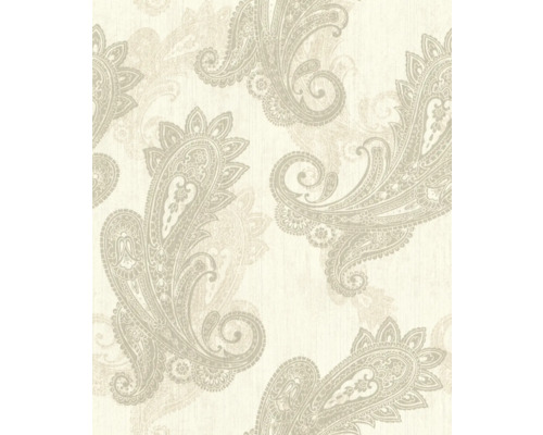 RASCH Vliesbehang 746419 Indian Style ornament beige Behang met paisley-motief
