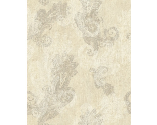 RASCH Vliesbehang 746433 Indian Style ornament beige Behang met Paisley motief