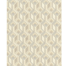 Behang met geometrisch ruitpatroon