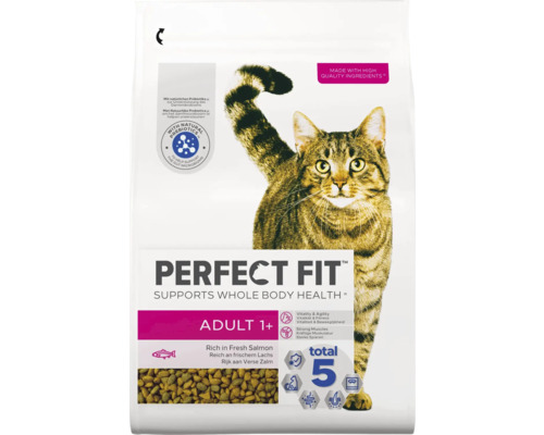 PERFECT FIT Kattenvoer droog adult zalm 2,8 kg