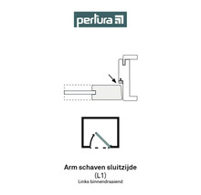 Pertura Arm Schaven sluitzijde (L1) Links binnendraaiend