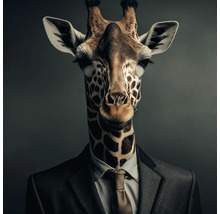 THE WALL Schilderij canvas Boss Giraffe 30x30 cm