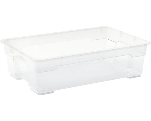 Opbergbox DIRK M 30 liter Transparante opbergbox van kunststof