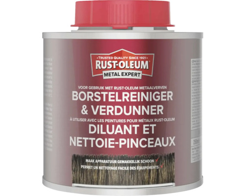 RUST-OLEUM Metal Expert borstelreiniger & verdunner 250 ml Rust-Oleum borstelreiniger en verdunner in blik