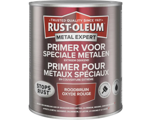 RUST-OLEUM Primer voor speciale metalen extreem dekkend 750 ml Rust-Oleum Metal Expert primer voor speciale metalen in metalen emmer