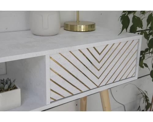 Decoratieve bijzettafel met lade en opbergruimte