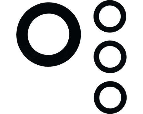 Meerdere rubberen afdichtringen