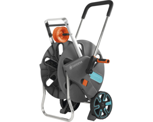 Gardena slangwagen met twee wielen en handzwengel