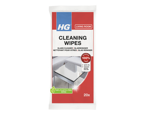 HG Glasdoekjes, 20 stuks HG Glasdoekjes, 20 stuks