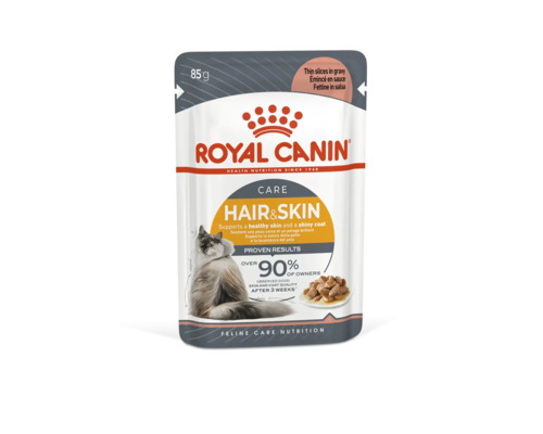 ROYAL CANIN Kattenvoer Hair & Skin in saus 85 gr ROYAL CANIN Kattenvoer Hair & Skin in saus 85 gr