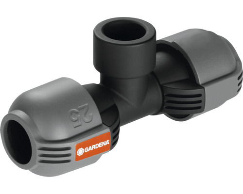 Gardena T-stuk 25 millimeter voor het verbinden van irrigatiebuizen