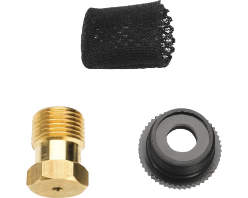 Spuitmondstukset voor reinigingsapparaten met zwarte filterzak