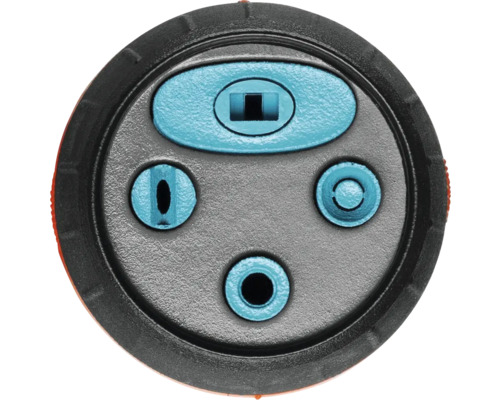 Sproeikop met vier verschillende sproeistanden