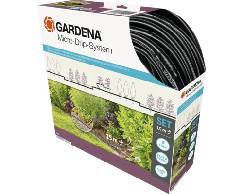 Gardena Micro-Drip-System set voor groenten en planten, 15 meter Gardena Micro-Drip-System set voor groenten en planten, 15 meter