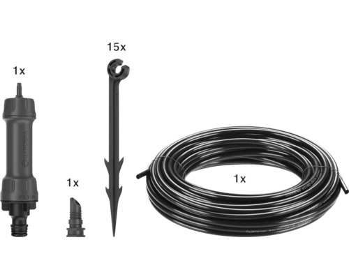 Gardena Micro-Drip-System Startset Plantenbakken met filter, buis, verbindingsstuk en houder