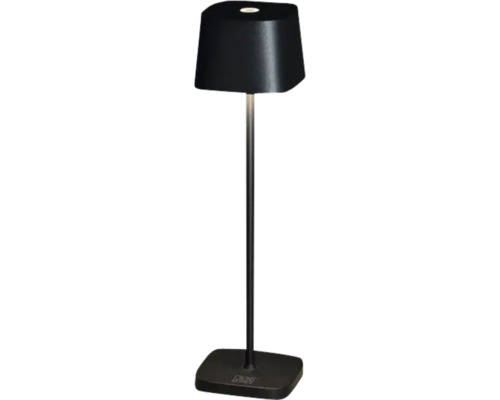 KONSTSMIDE Draadloze oplaadbare tafellamp Capri Mini zwart