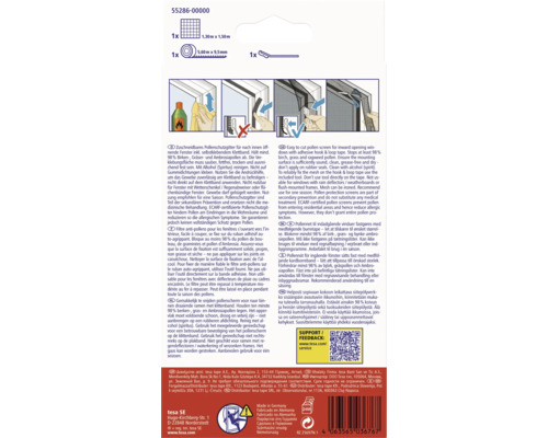 Tesa Pollenschutzgitter verpakking