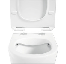 JUNGBORN Spoelrandloos toilet FOUR verhoogd incl. soft close en quick-release wit-thumb-7
