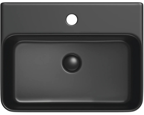 Rechthoekige wastafel met kraangat