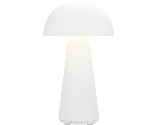 BRILONER Draadloze oplaadbare LED tafellamp Fungo Ø 16 cm warmwit wit